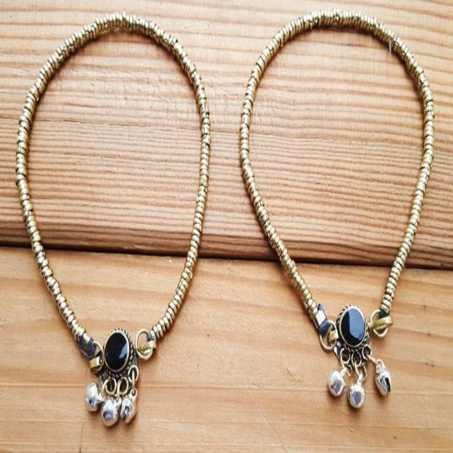 Color Dot Anklet pair - Pack of 2