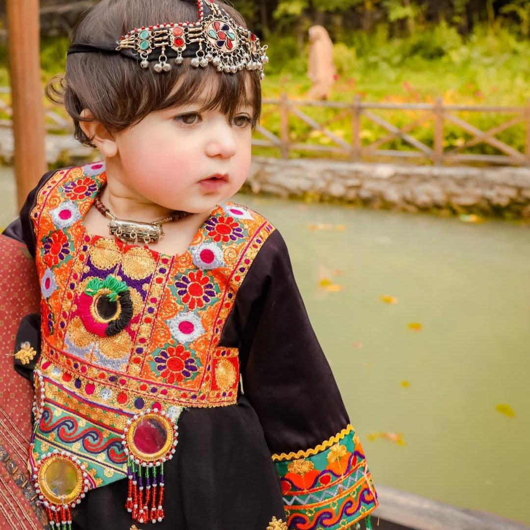 Gull Rang Bachpan - 3pc stitched suit