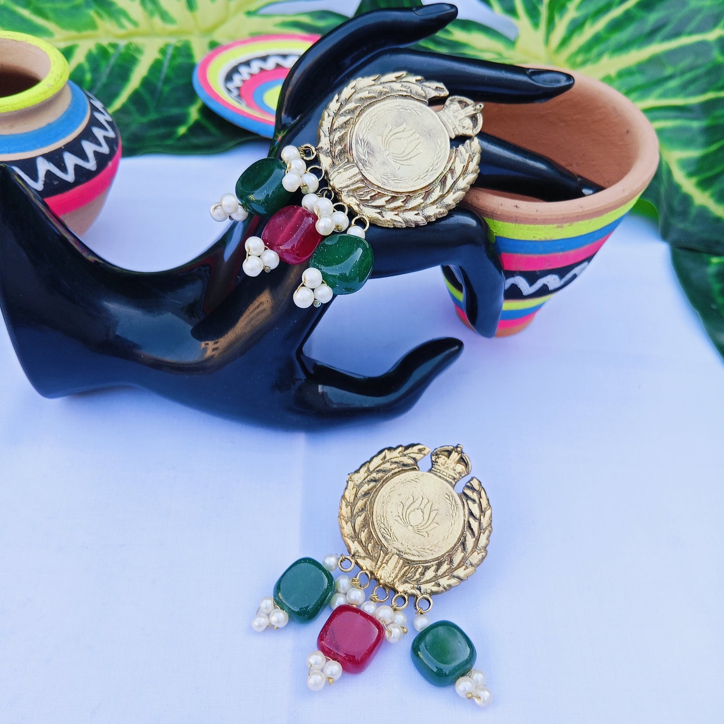 Kainat Set Semi Precious Stones