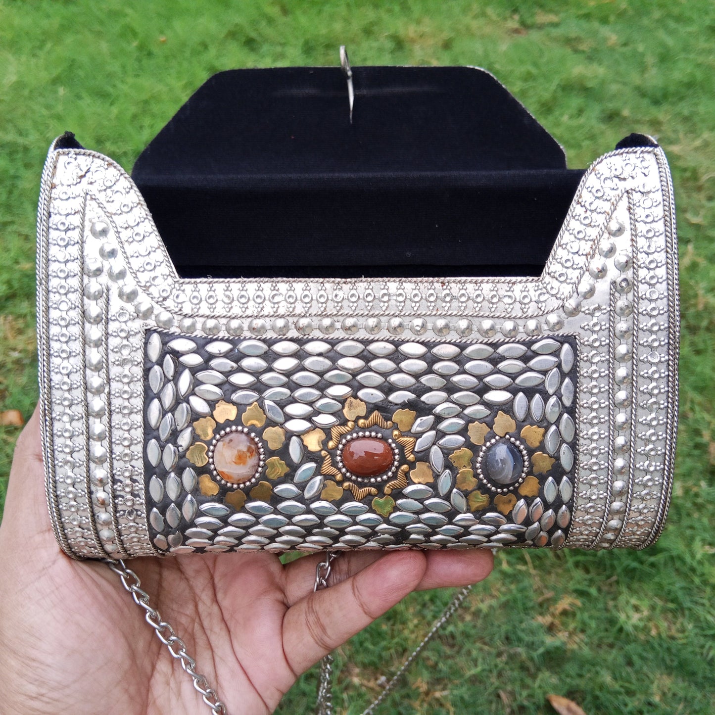 Regal Gemstone Clutch
