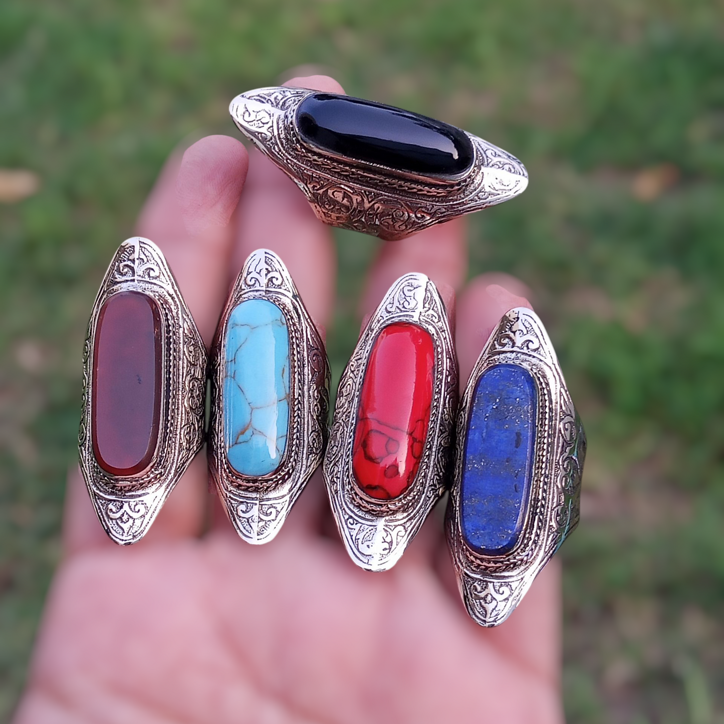Rustic Reign Rings