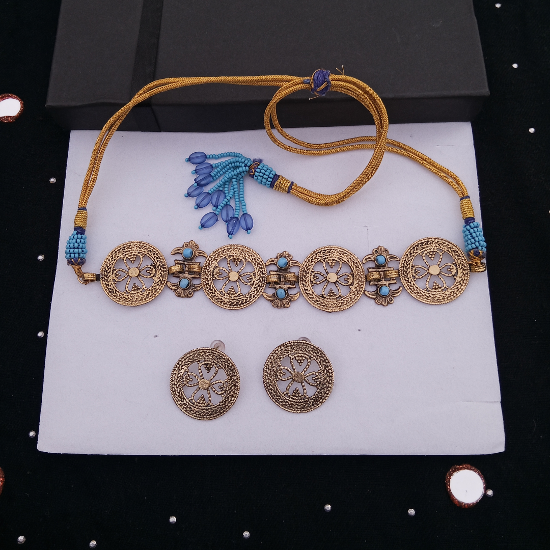 Sky Circle Choker Set