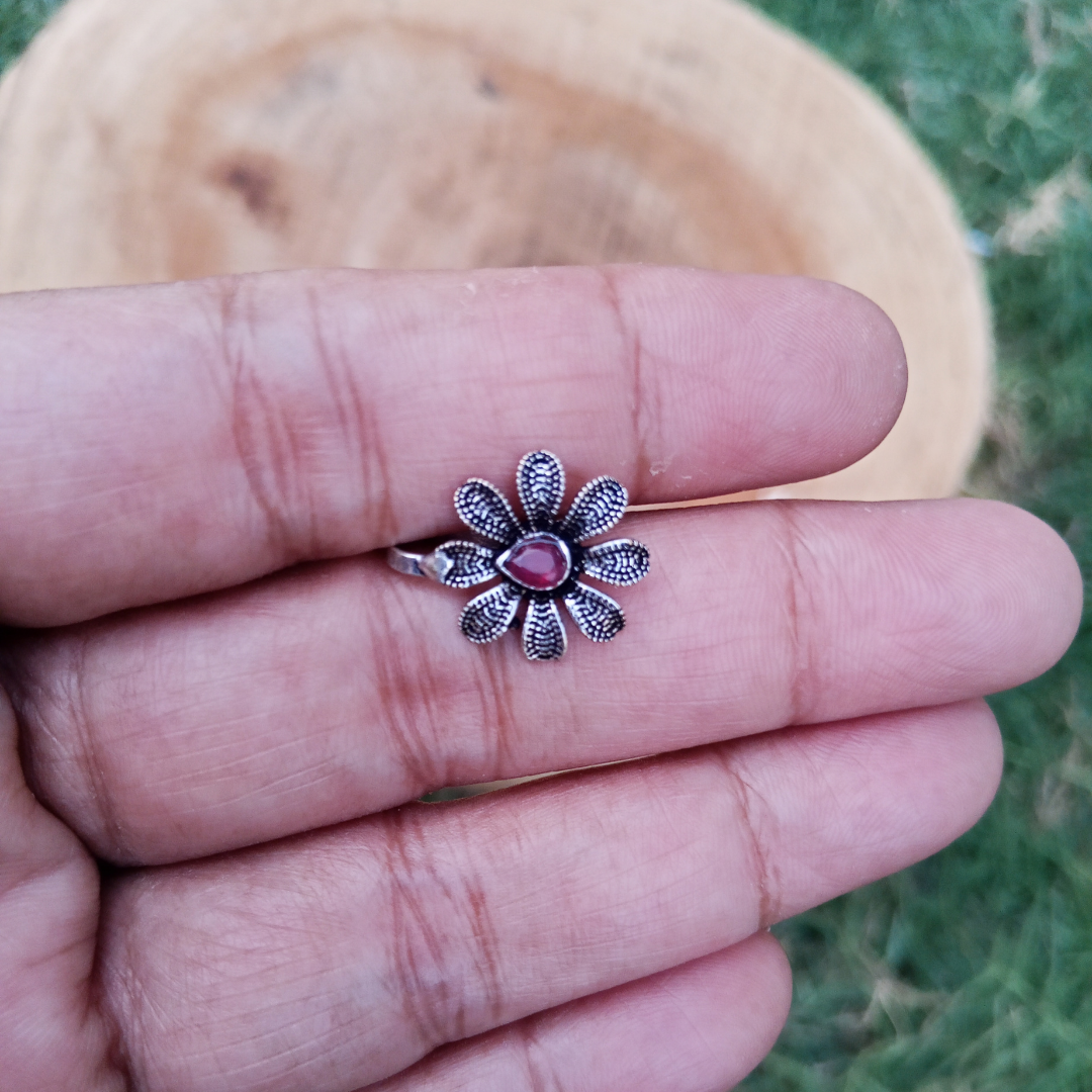 Silver Oxidized Nose cuff - Pack of 3