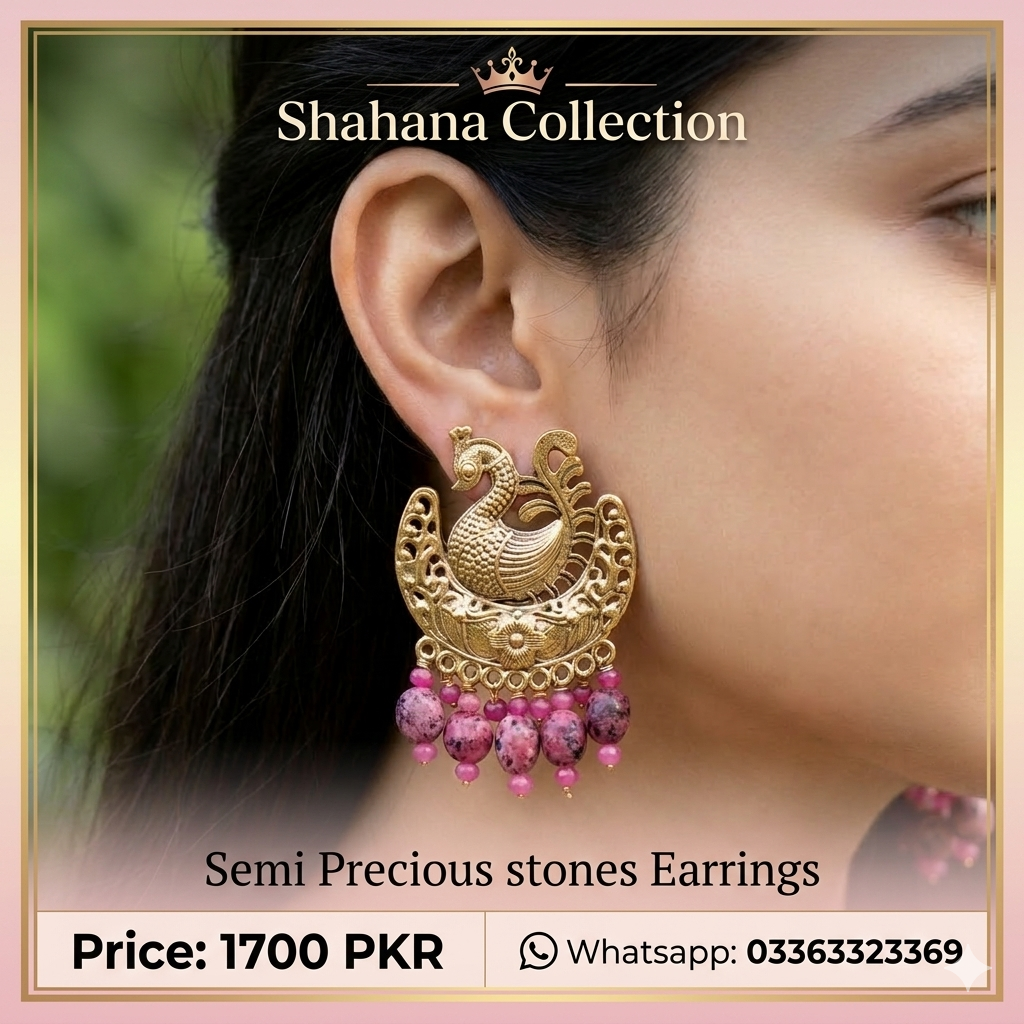 Peacock Grace Earrings