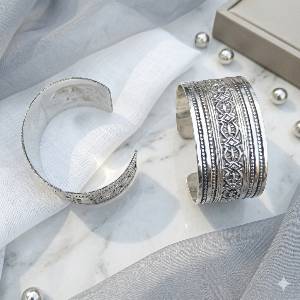 Gull Mina Hand Cuff single & Ring