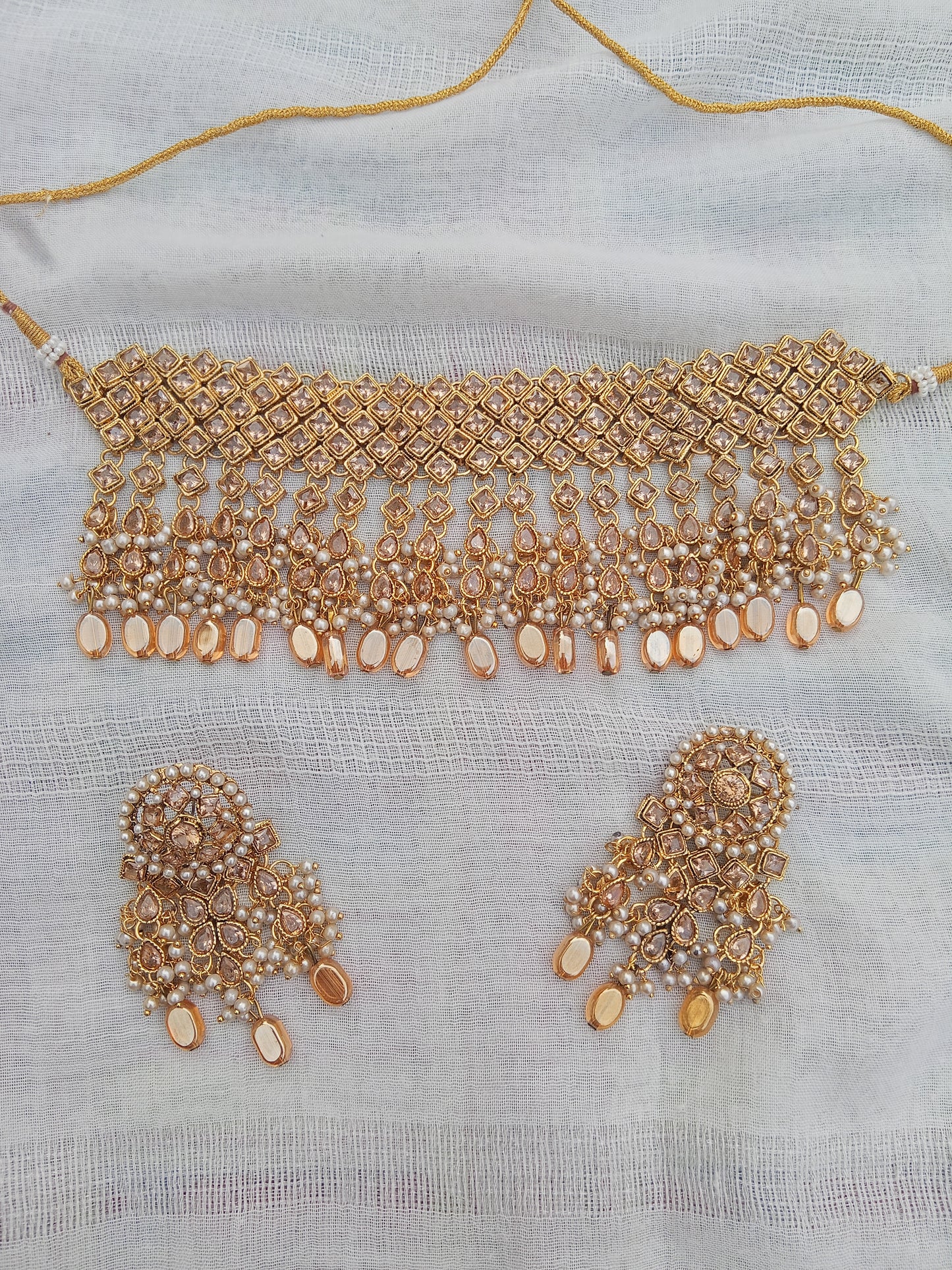 Champagne Whisper Choker Set