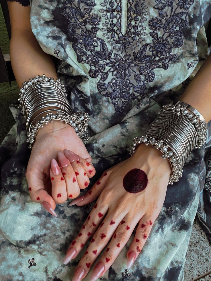 Steel Bangles 2 dozen with Kara pair