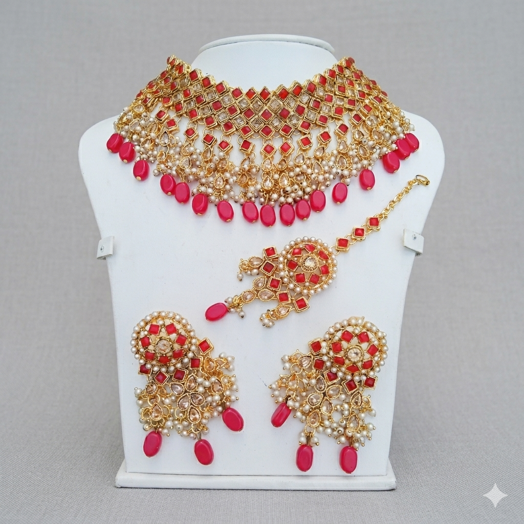 Gul-e-Rubina Choker Set