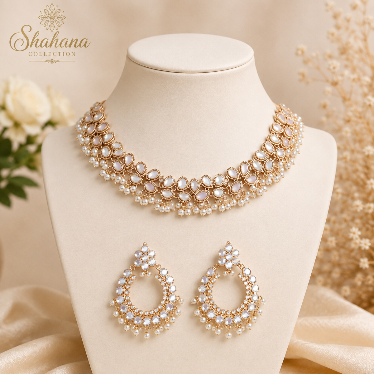 Aarizah Kundan Set