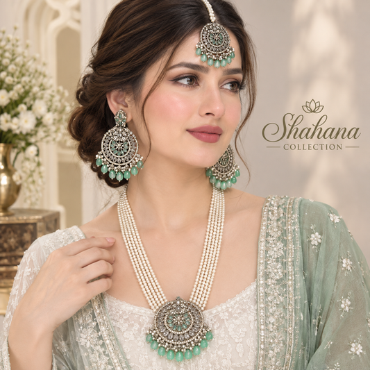 Sitara-e-Silver Mala Set
