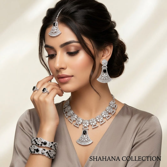 Siyah Sitara Set
