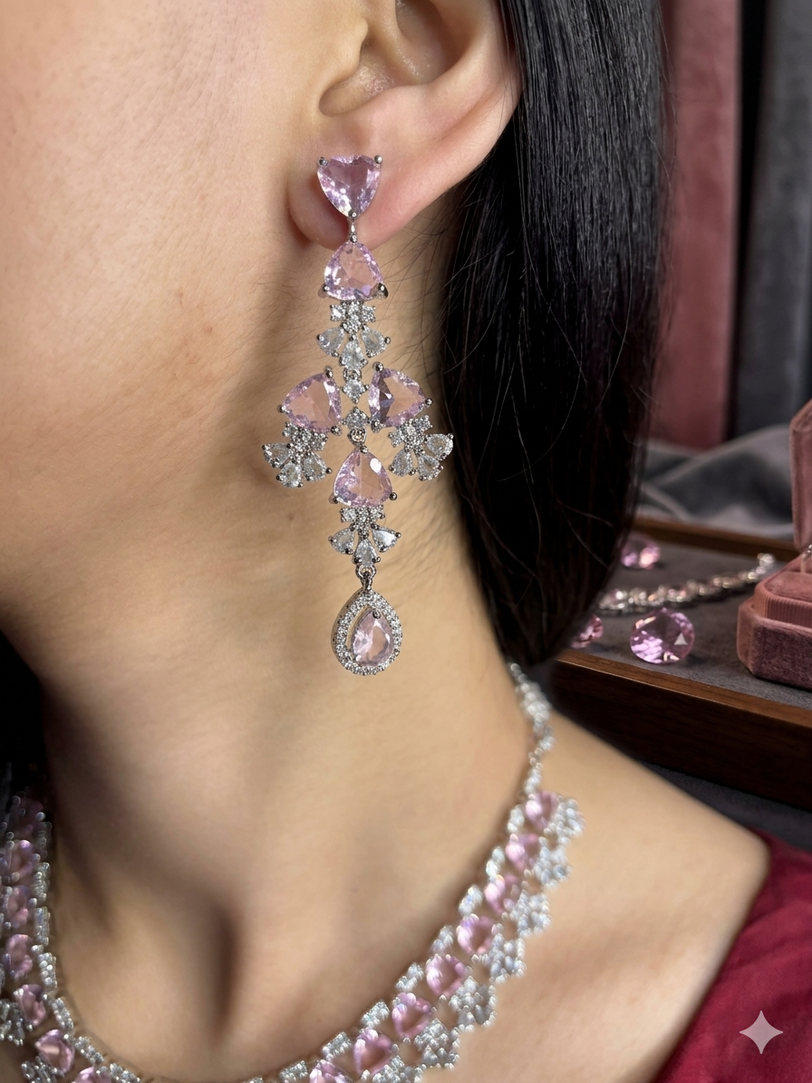 Urban shine silver plated zircon
