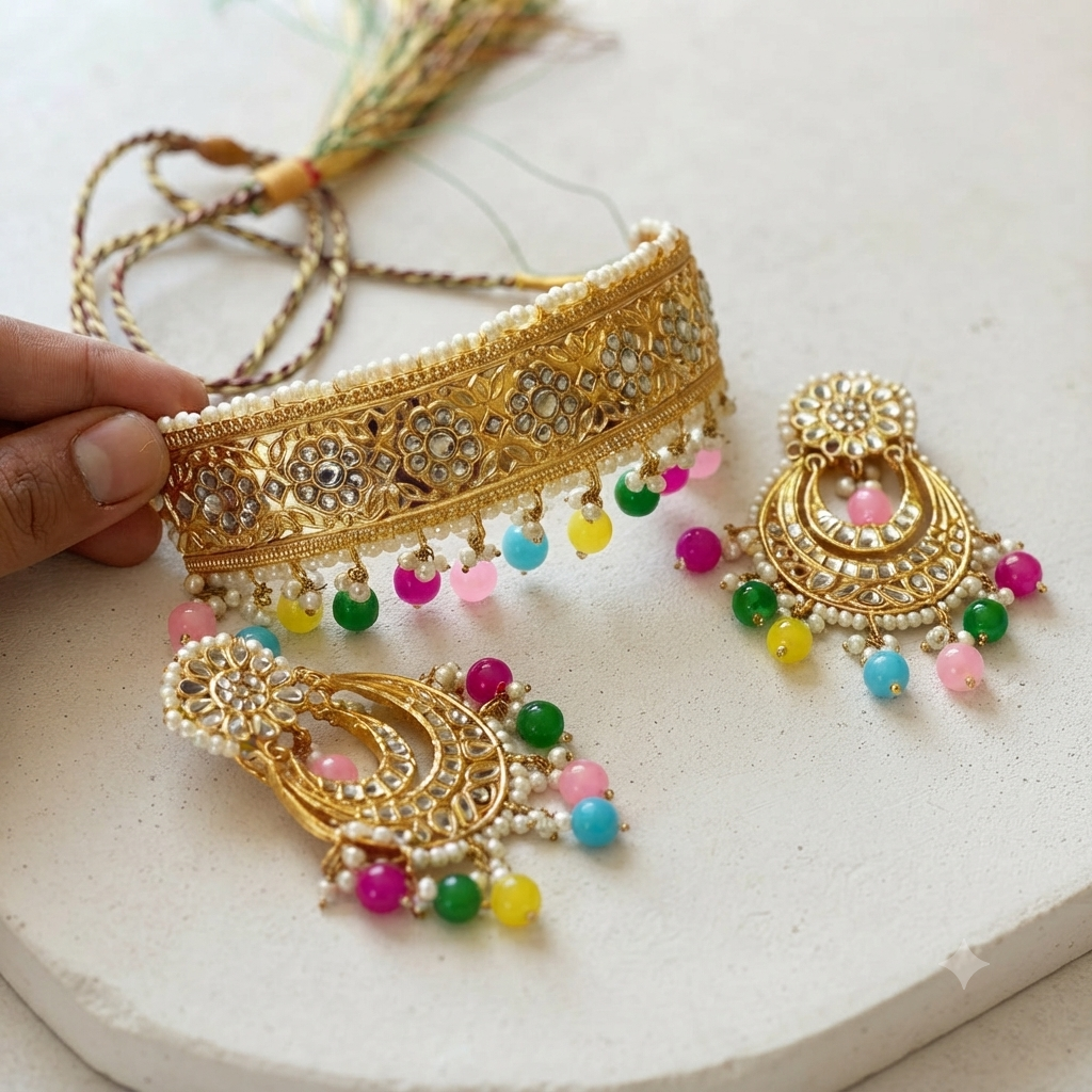 Jahanara Kundan Set
