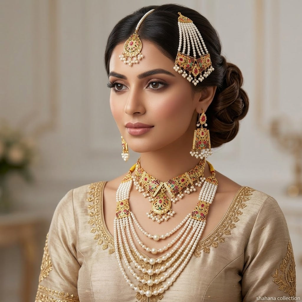 Falaknuma Pearl Mala Set