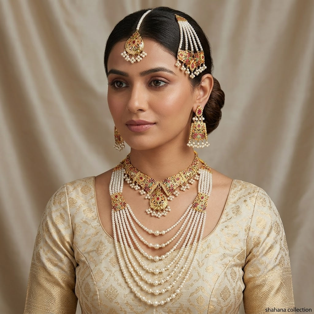 Falaknuma Pearl Mala Set