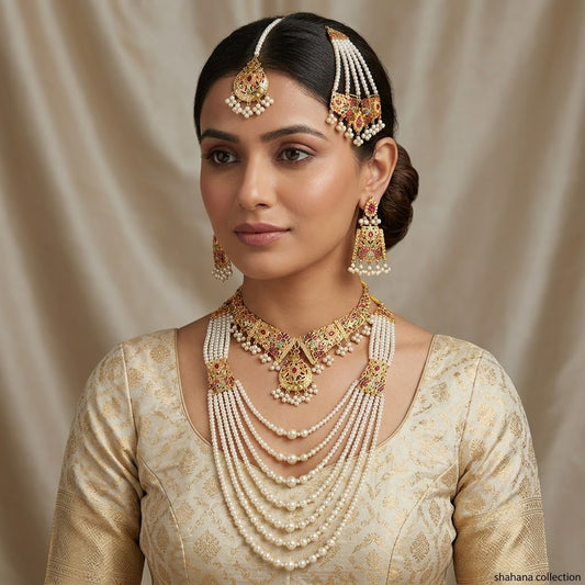 Falaknuma Pearl Mala Set