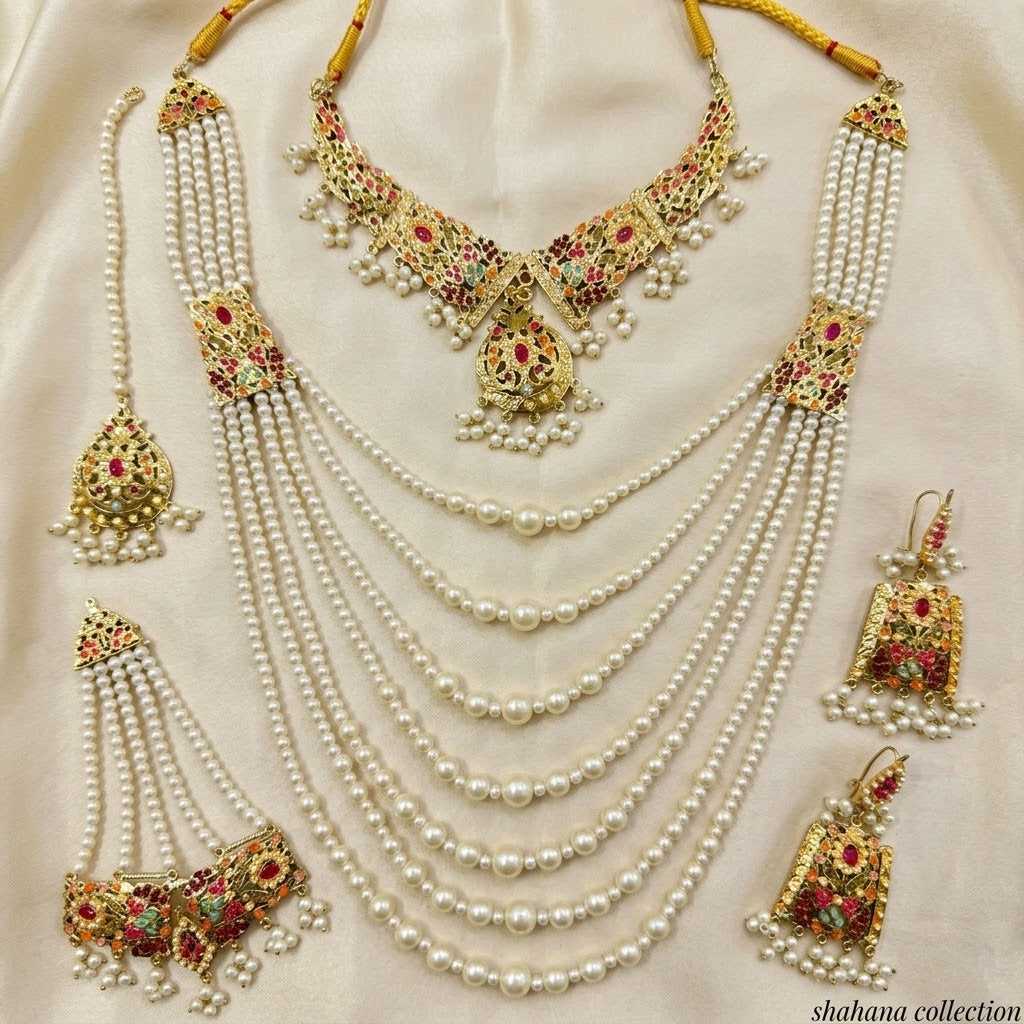 Falaknuma Pearl Mala Set