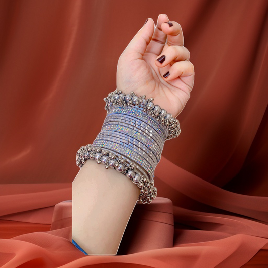 Silver Bangle Set
