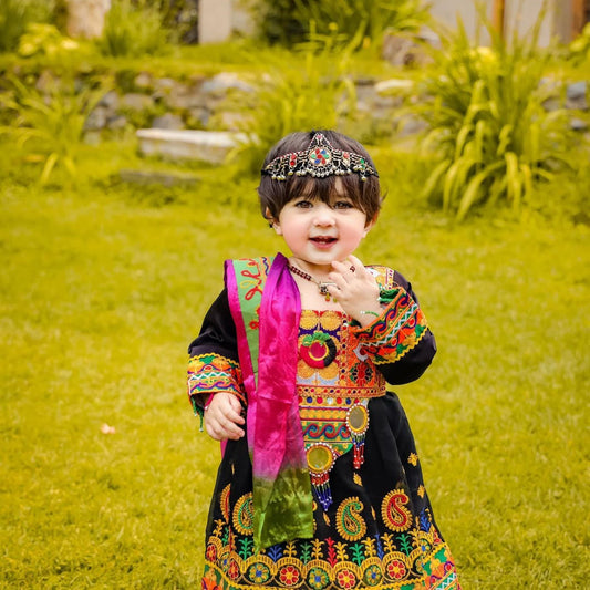 Gull Rang Bachpan - 3pc stitched suit