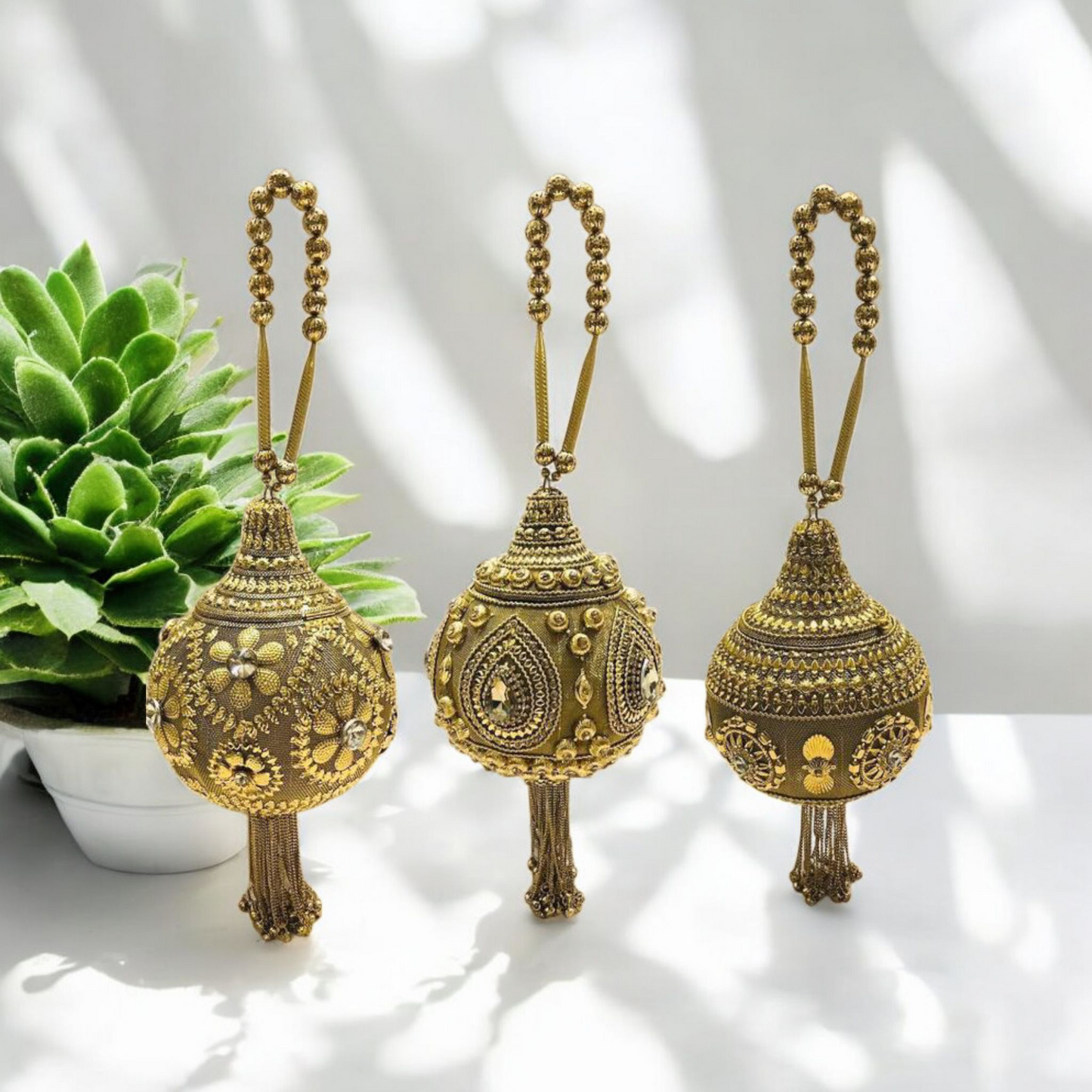 Potli Metal Clutch big size