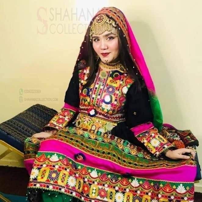 3 PC's Chiffon Fabric Stitched Frock