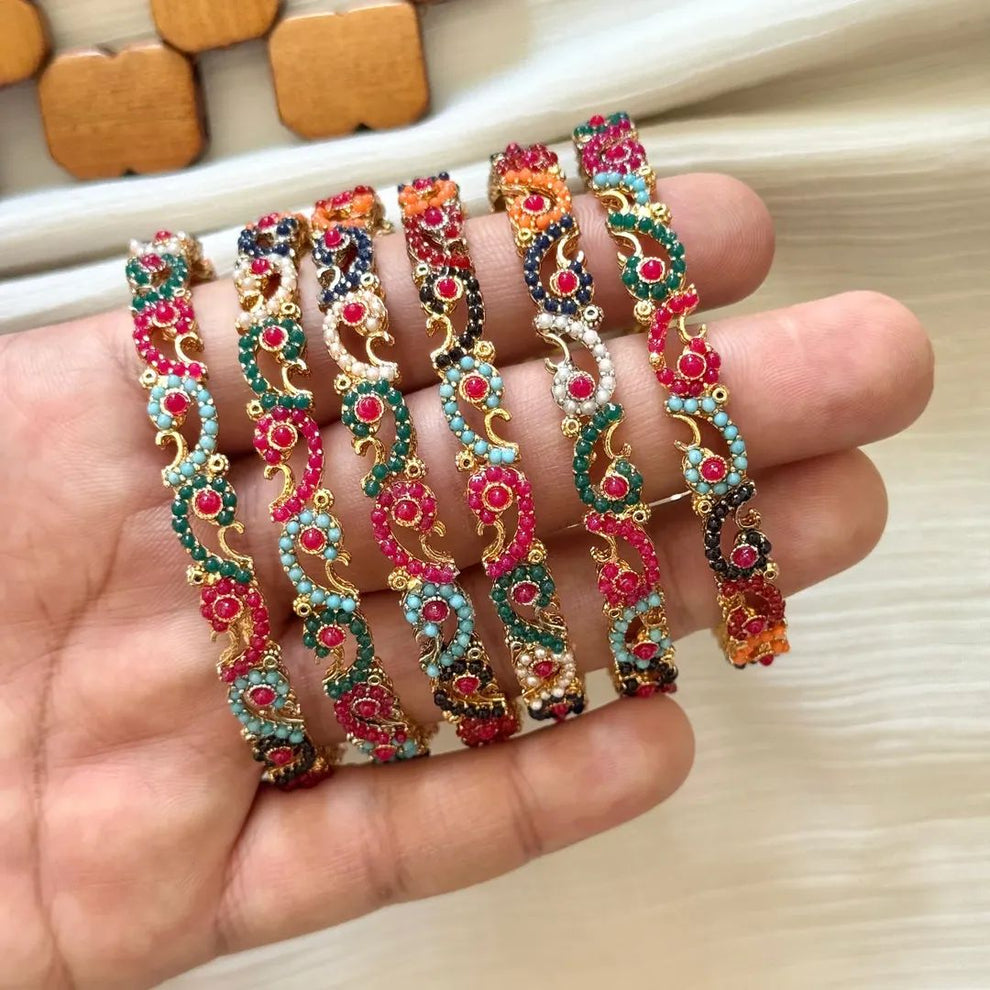 Twinkle Layers Bangles – shahanacollectionpk