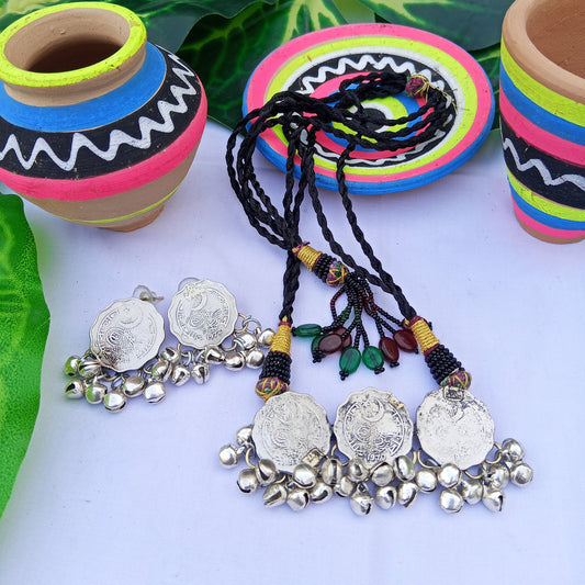 Antique Paisa Choker Studs Set