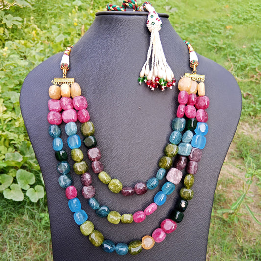 Semi Precious Stones Mala