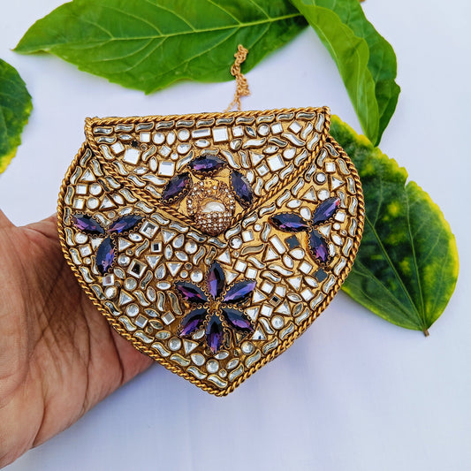 Purple Rain Kundun Clutch