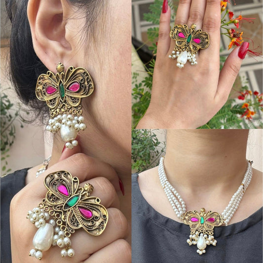 Butterfly Choker Set