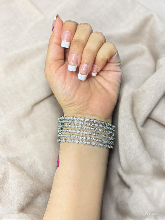 Zarsheen zircons bangles
