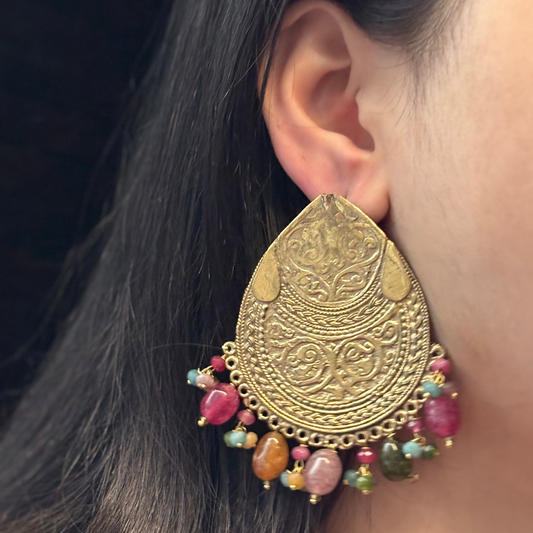 Rainbow Luxe Dangle Earrings