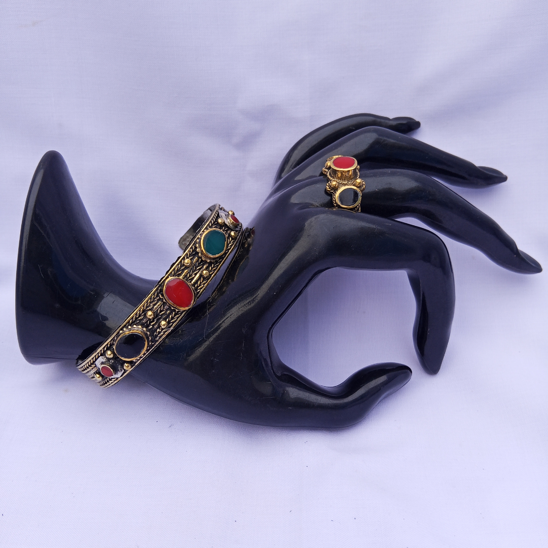 Tribal Bracelet and Ring