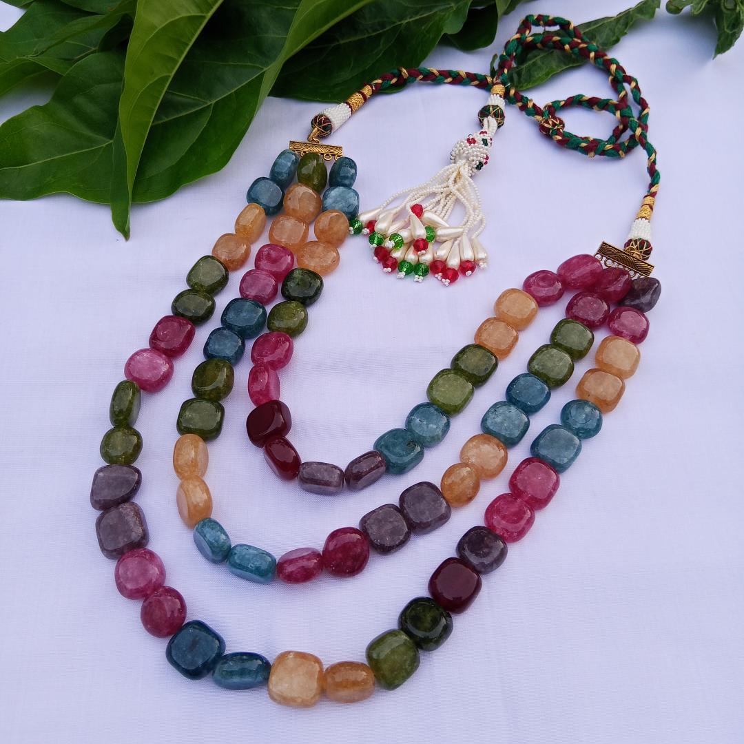 Semi Precious Stones Mala