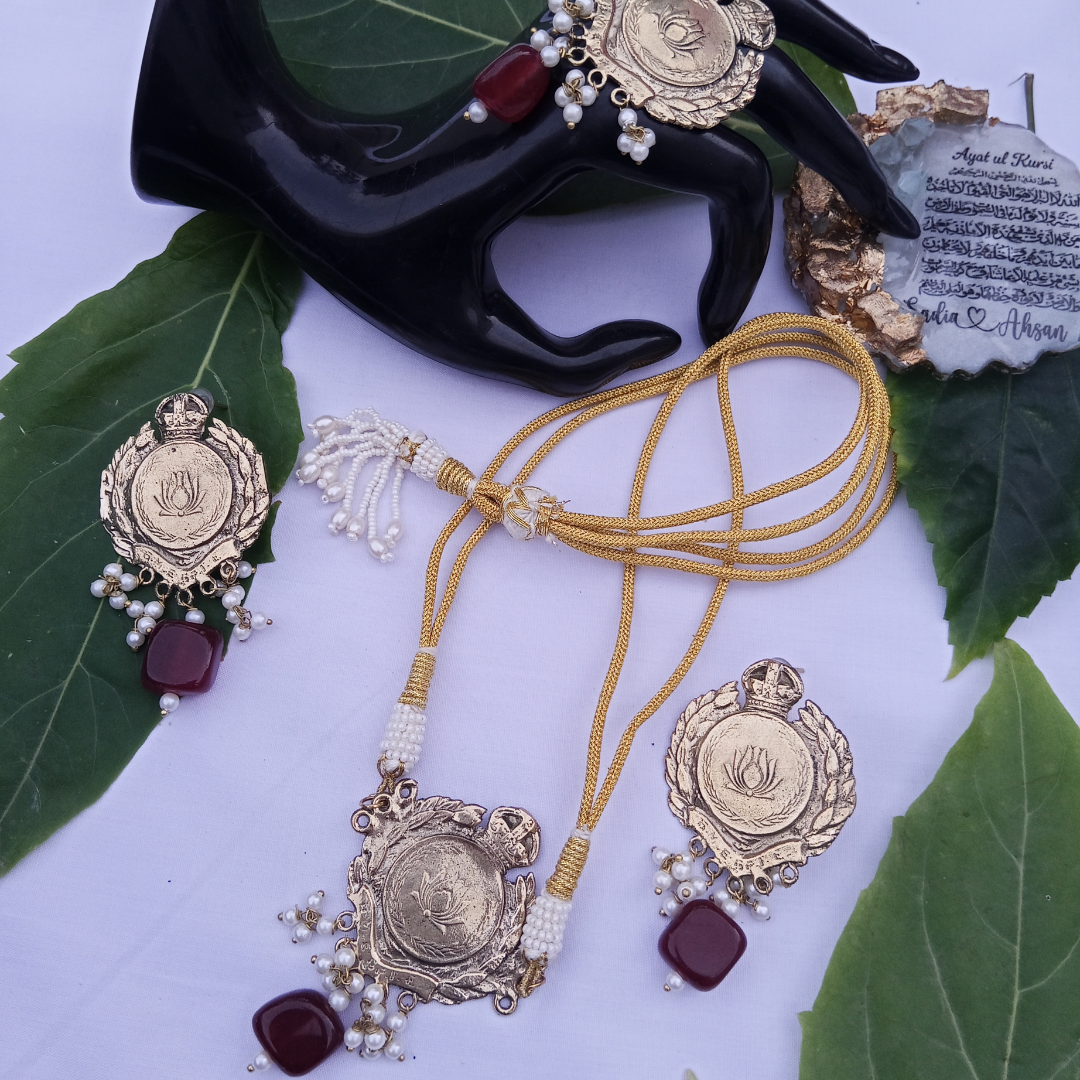 Lotus Flower with Semi Precious Stones