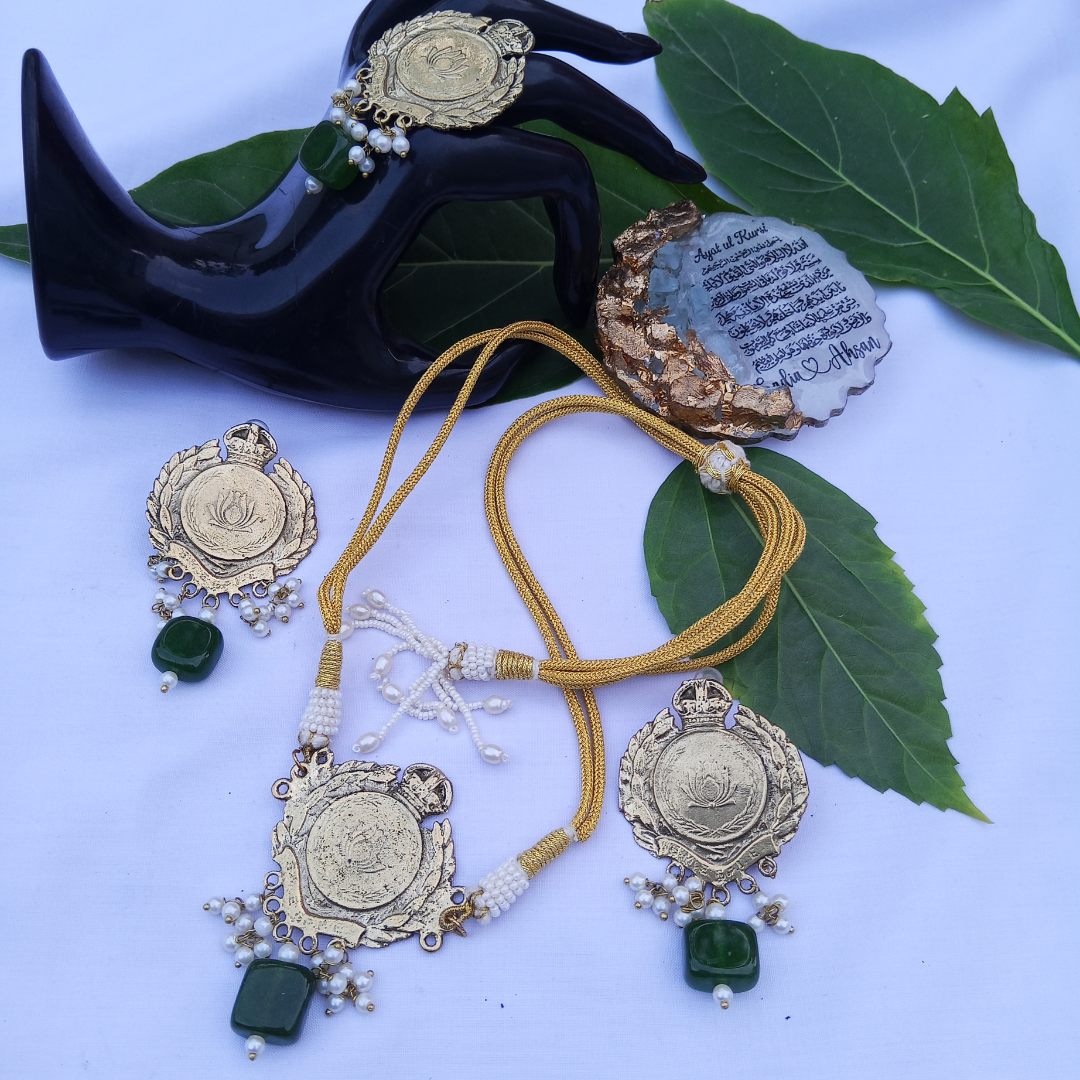 Lotus Flower with Semi Precious Stones