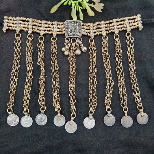Vintage Long Chains Choker