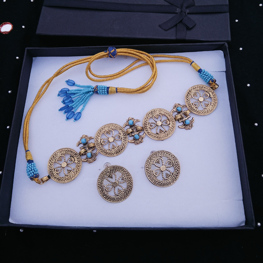 Sky Circle Choker Set