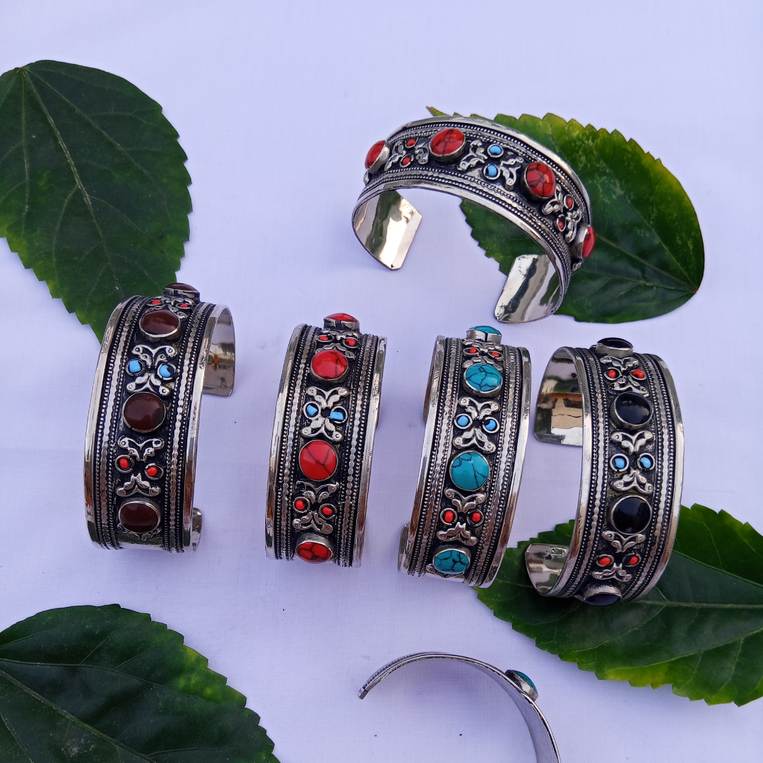 Tribal Gemstone Pair