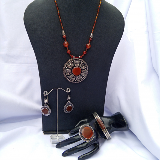 Carnelian Inspired Jewelry Set