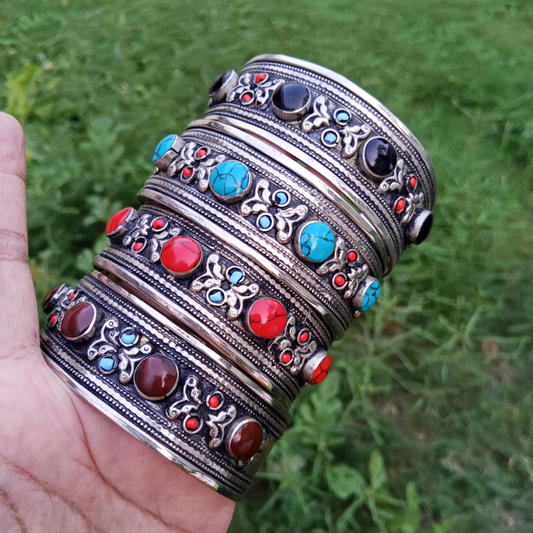 Tribal Gemstone Pair