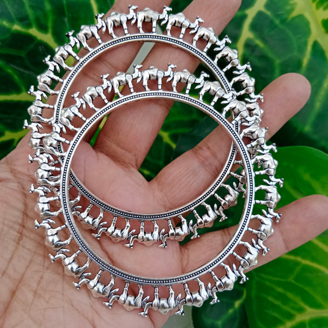 Camel Bangle Pair