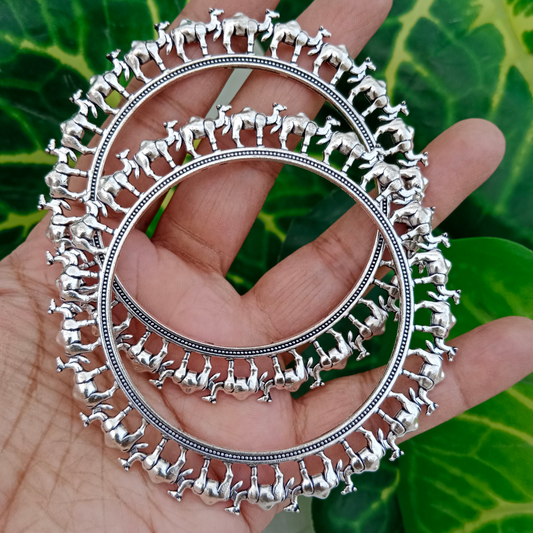 Camel Bangle Pair