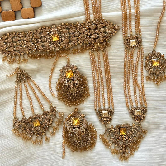 Royal Bridal Set with Jhumar & Mala