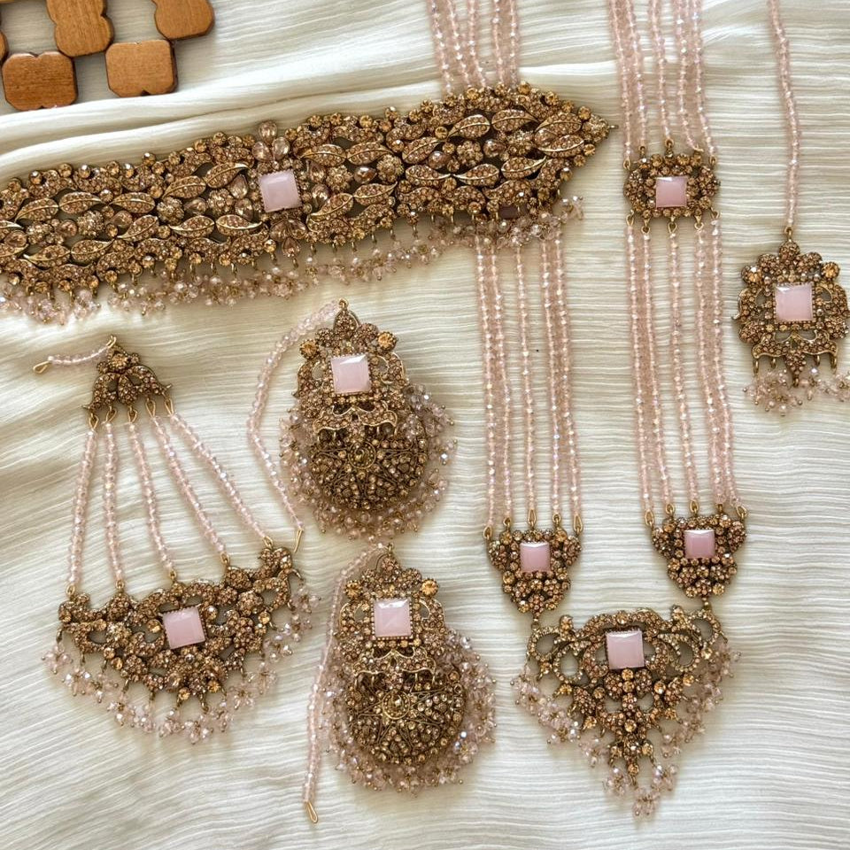 Royal Bridal Set with Jhumar & Mala