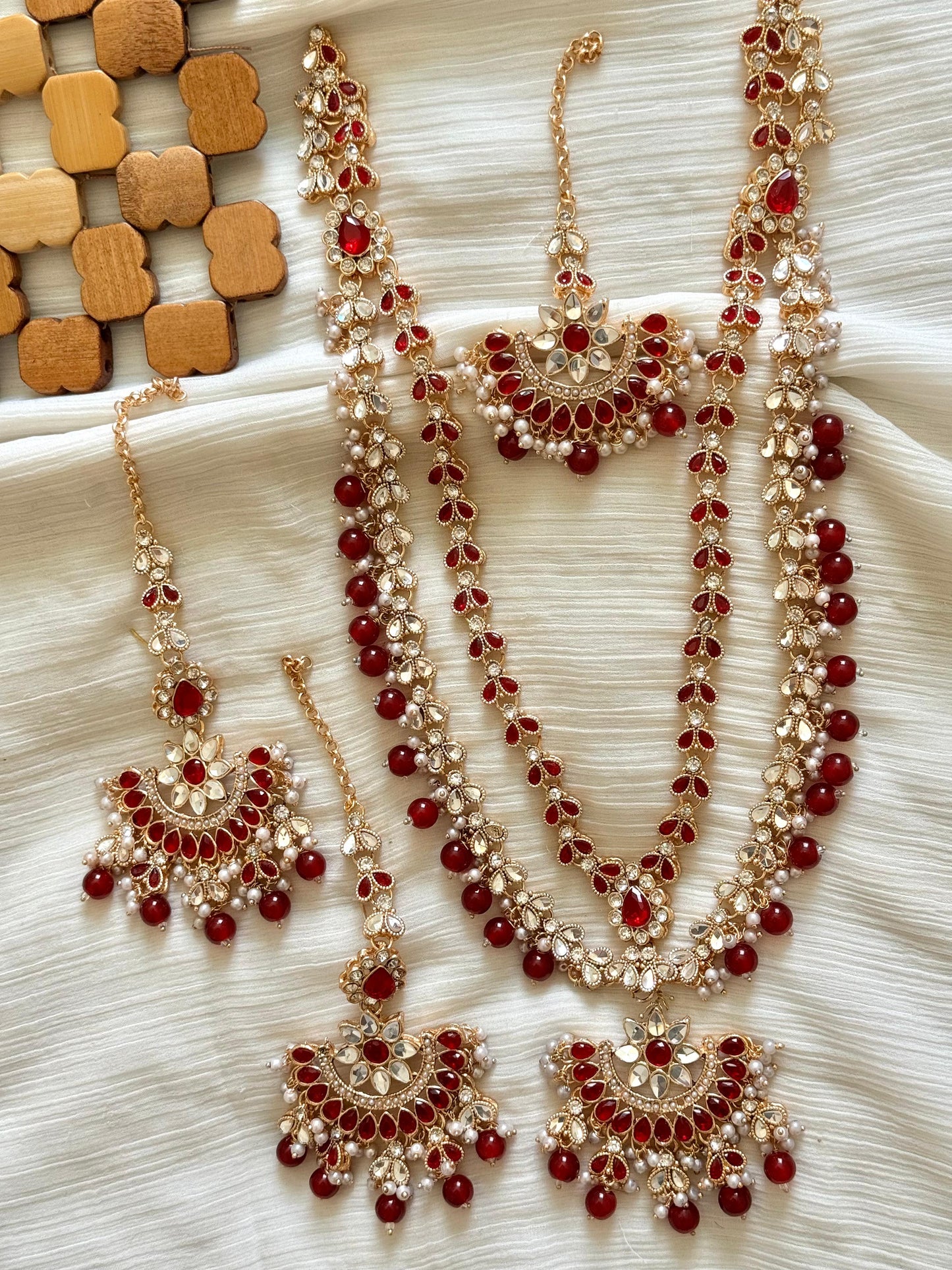 Colorful Kundan Mala Set