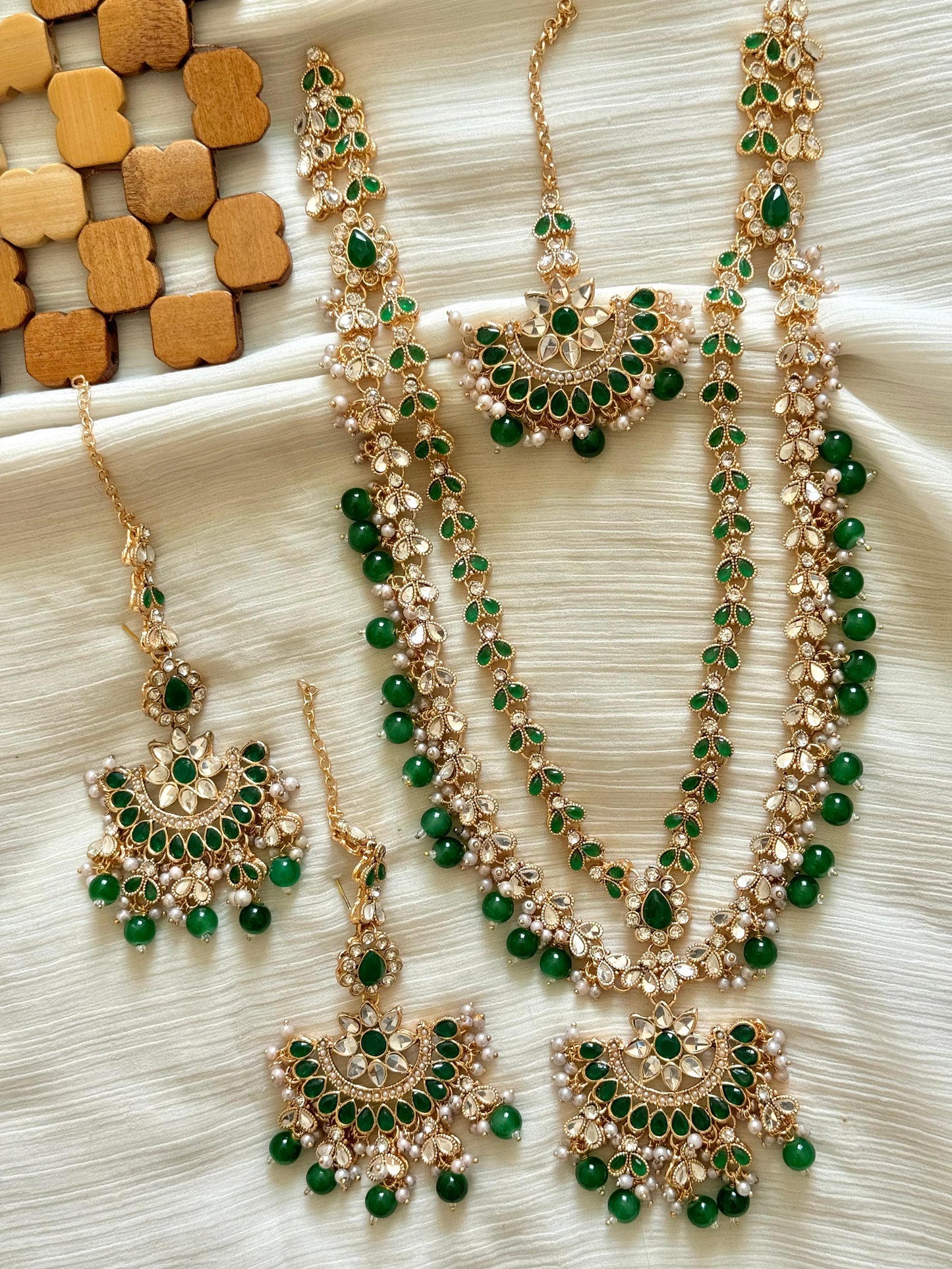 Colorful Kundan Mala Set