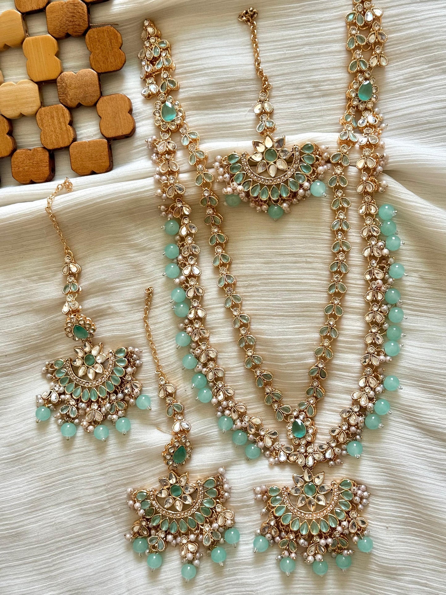 Colorful Kundan Mala Set