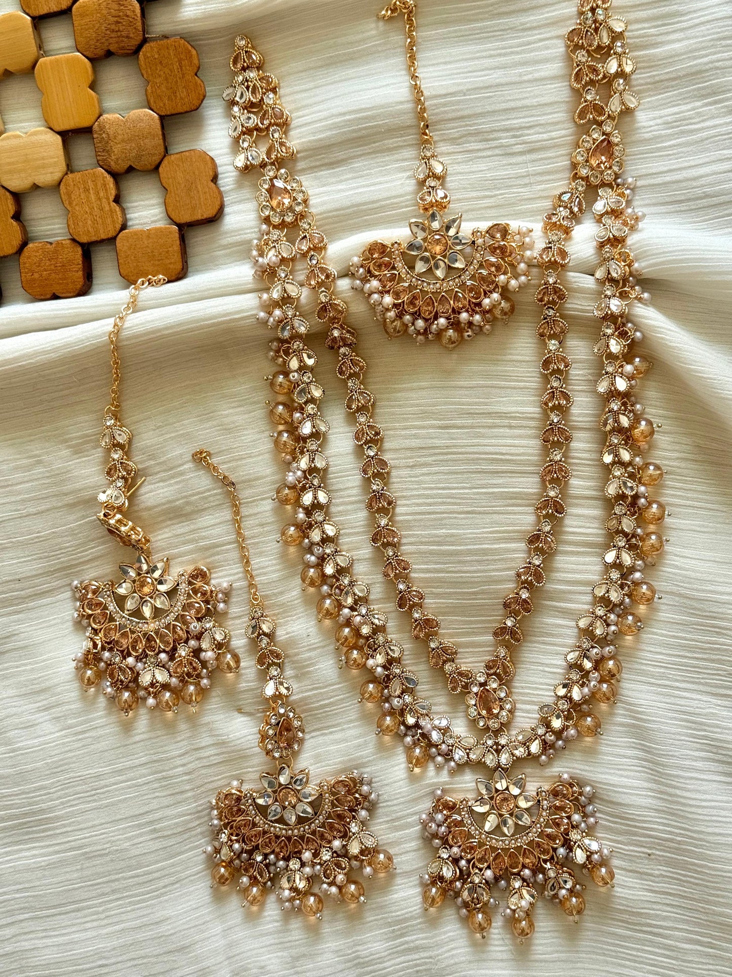Colorful Kundan Mala Set