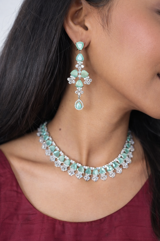 Urban shine silver plated zircon